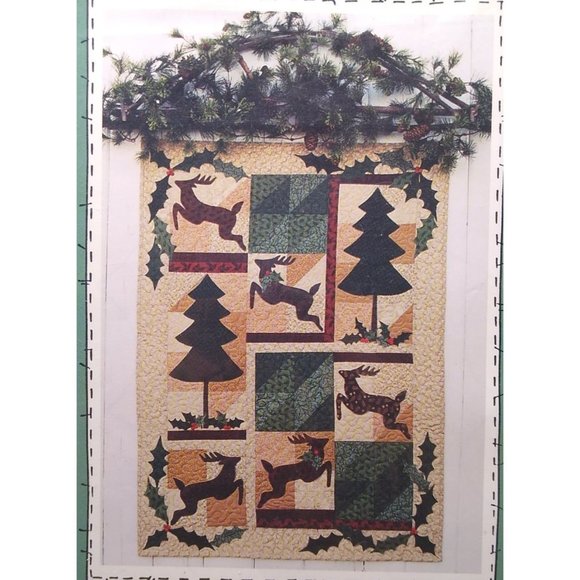 UNUSED Reindeer Games Sewing Patterns Kit, 2001 Prairie Grove Peddler, Vintage - Picture 1 of 3